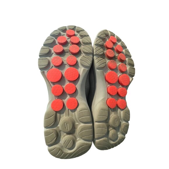 Skechers Womans Size 8.5 GOwalk 6 Hyper Pillar Slip-Ons Gray/Pink - Picture 6 of 9